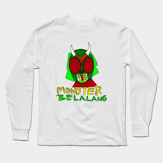 Monster belalang codot Long Sleeve T-Shirt by Unyu Unyu